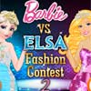 Play free online games Elsa vs Barbie 2 